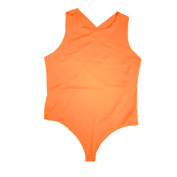 Express Orange Sleeveless Blouse - Picture 1 of 4
